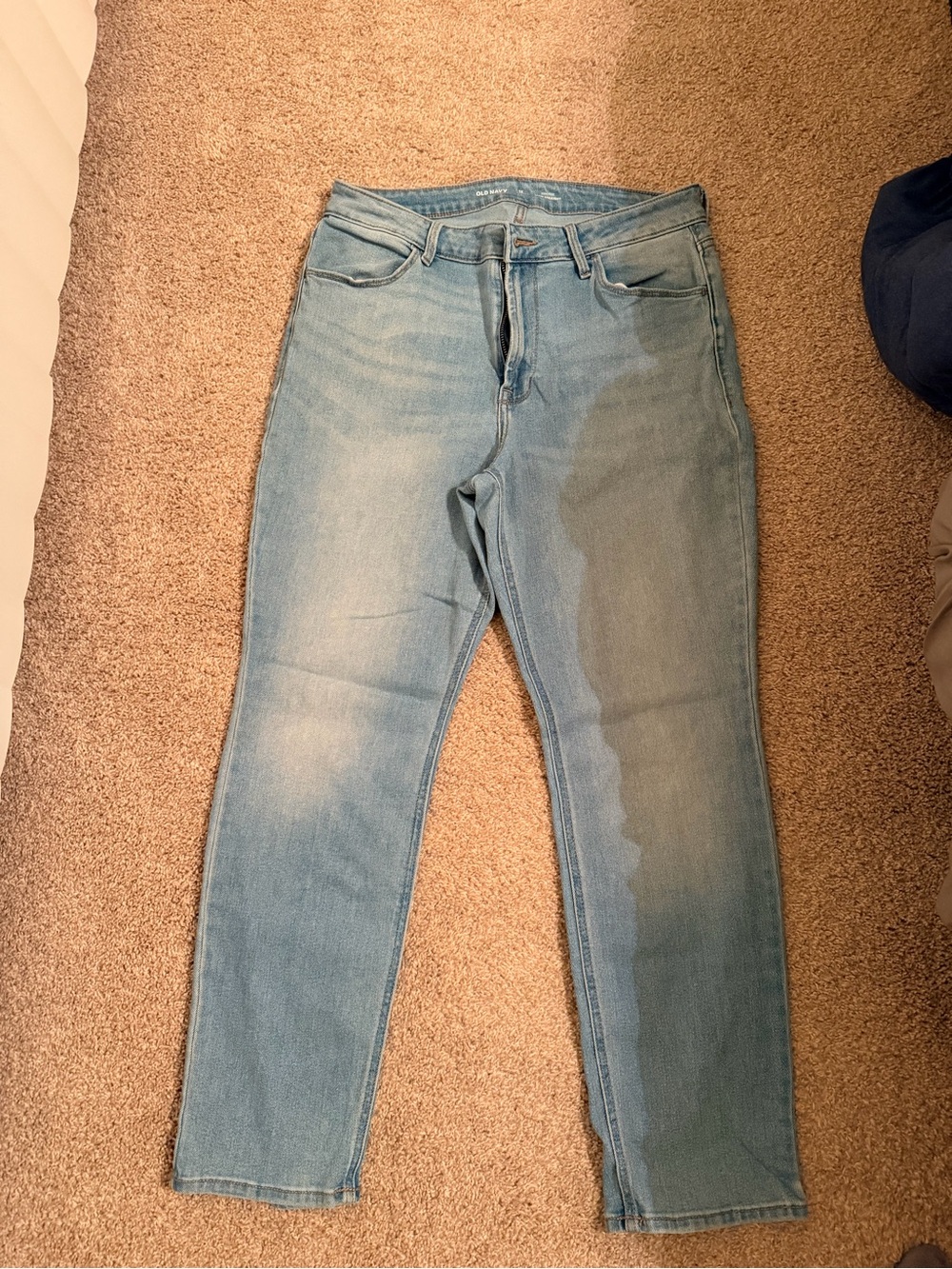 Light Blue Women's High-Rise Straight leg